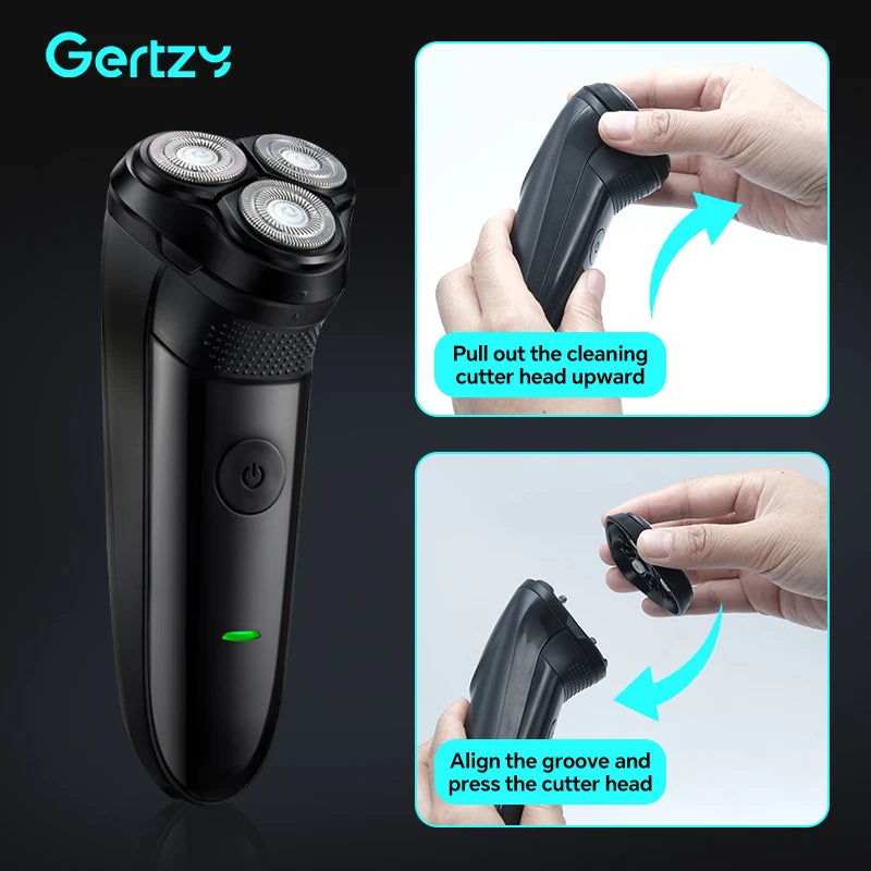 MG-716 Triple-Head Rotary Electric Shaver