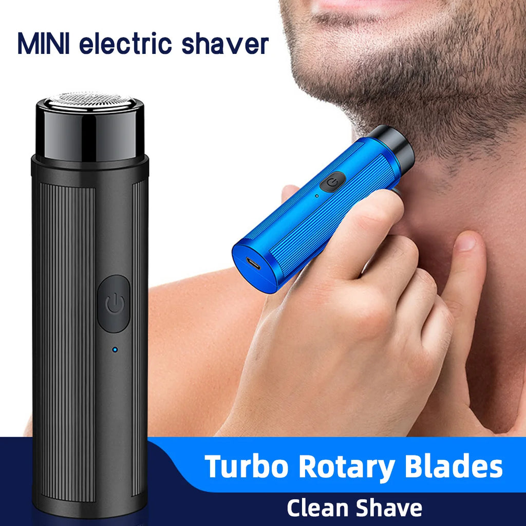 Mini Portable USB Rechargeable Electric Shaver for Men & Women