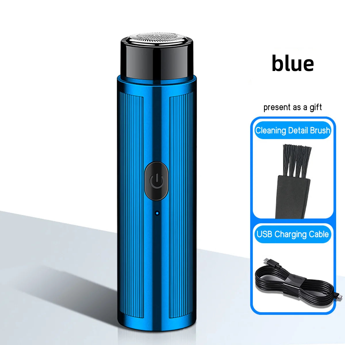 Mini Portable USB Rechargeable Electric Shaver for Men & Women