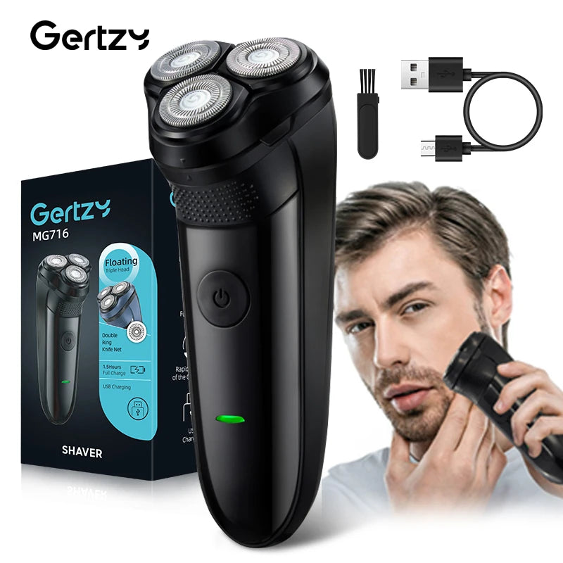 MG-716 Triple-Head Rotary Electric Shaver