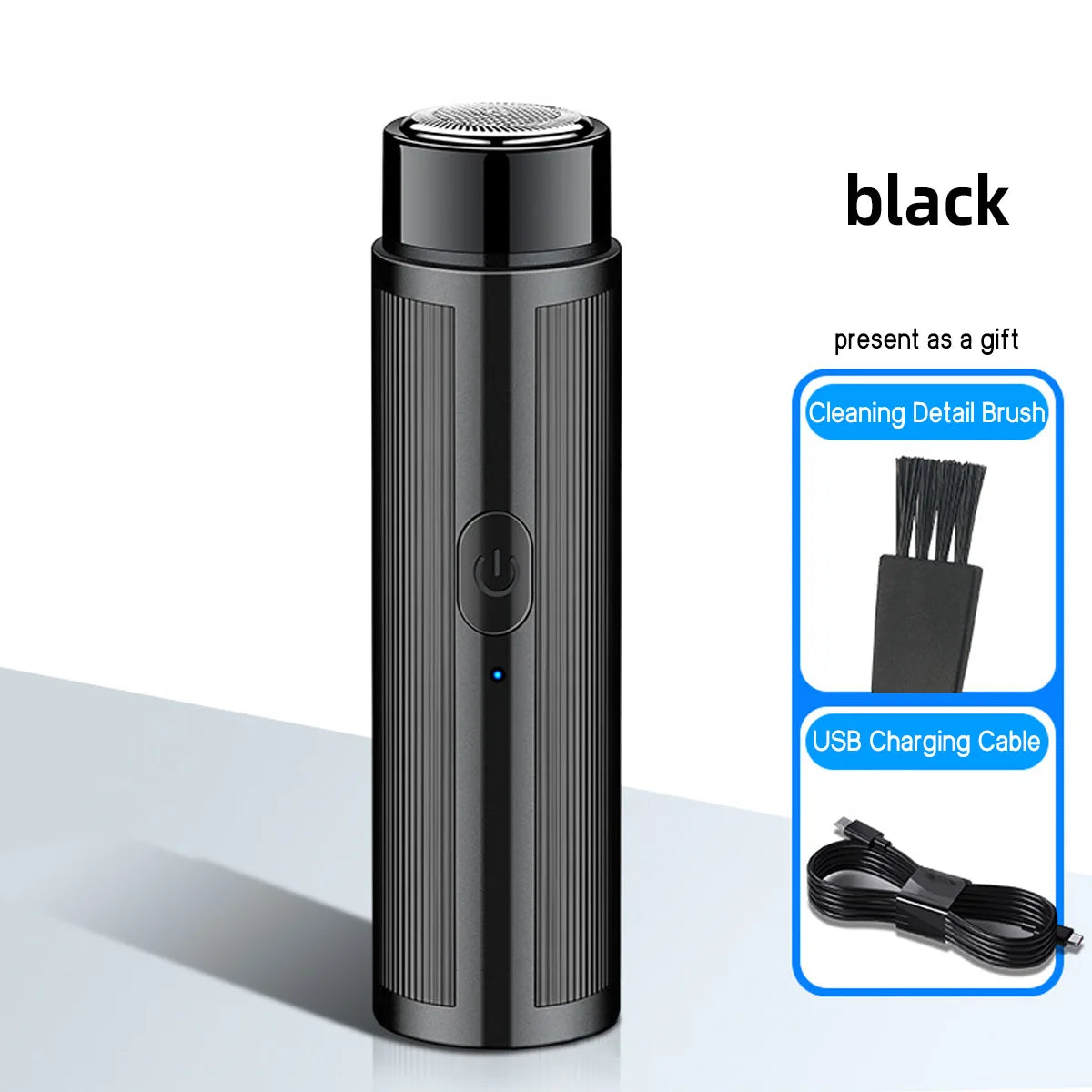 Mini Portable USB Rechargeable Electric Shaver for Men & Women