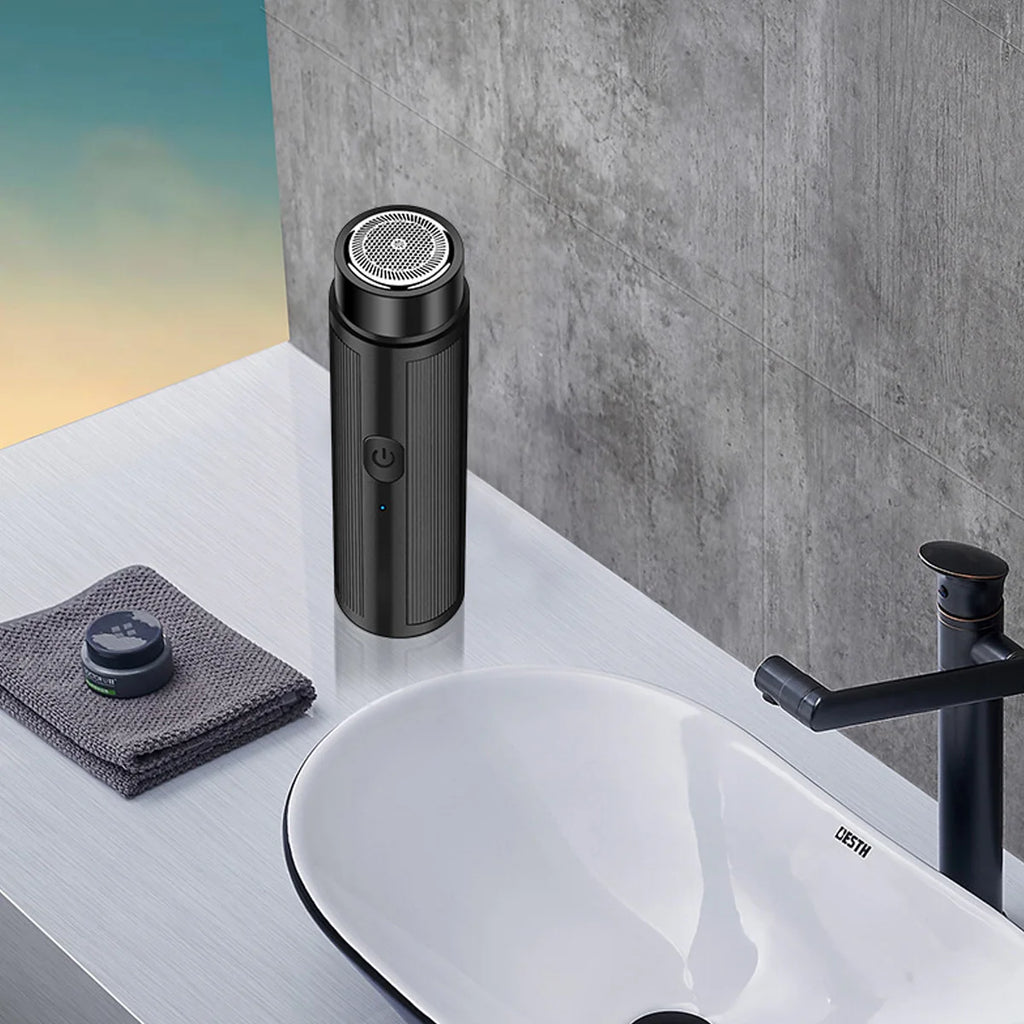 Mini Portable USB Rechargeable Electric Shaver for Men & Women